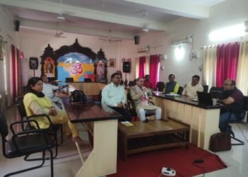 विद्या भारती पूर्वी उत्तर प्रदेश क्षेत्रीय वेबसाईट की बैठक दिनांक 27/03/2025