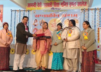 🌺 आनंदी देवी में सम्पन्न हुआ भव्य सप्तशक्ति संगम कार्यक्रम 🌺