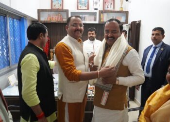 ✨ ज्वाला देवी सिविल लाइन्स में मा. उपमुख्यमन्त्री केशव प्रसाद मौर्य जी का आगमन ✨