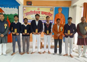 ✨🌸 सरस्वती विद्या मन्दिर रामबाग–बस्ती में आशीर्वचन समारोह 2026 सम्पन्न 🌸✨