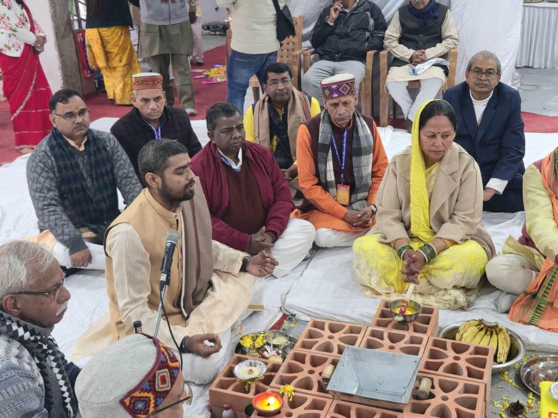 वसंत पंचमी पर विद्या भारती के नवीन कार्यालय का भव्य वास्तु पूजन सम्पन्न